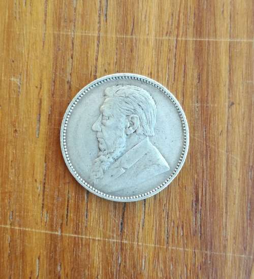 ZAR Paul kruger 1894 Silver Shilling.