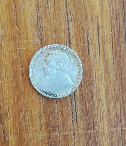 ZAR Paul kruger 1896 Silver Threepence.