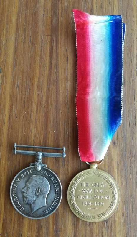 WW1 Group Medals Awarded to LIEUT. J.N. ETRIDGE R.N.R.
