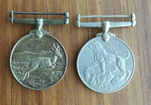 Ww11 Group Medals Awarded to 175565 M.C. POTGIETER.