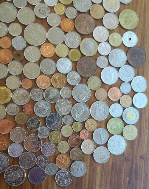 Large collection of 217 UNC-AUNC Coins from around the world.