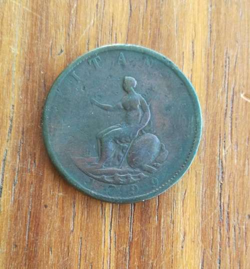 Great Britain King George 111 Half Penny 1799