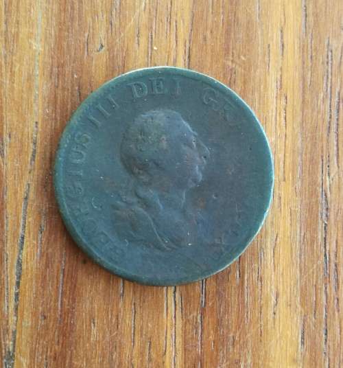 Great Britain King George 111 Half Penny 1799