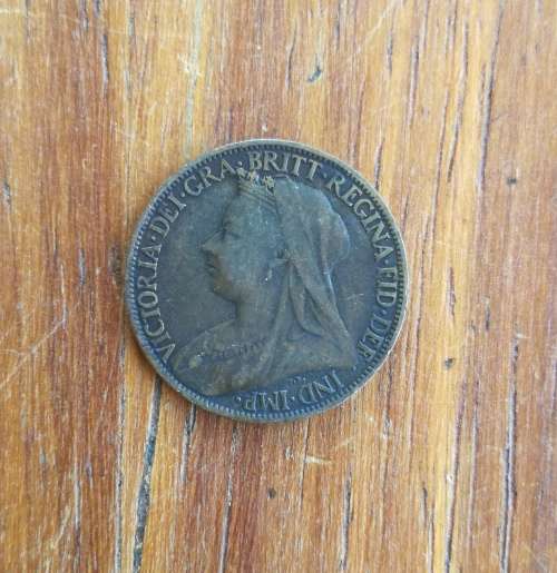 Great Britain Queen Victoria 1897 Farthing.