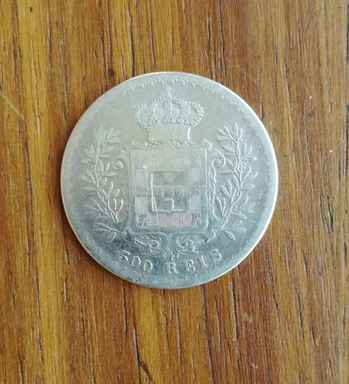 Portugal 1896 Silver 500 Reis.