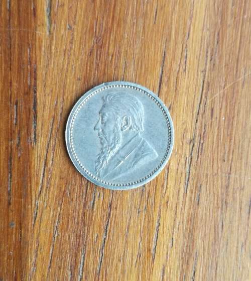 ZAR Paul Kruger 1893 Silver Three pence. Good condition.