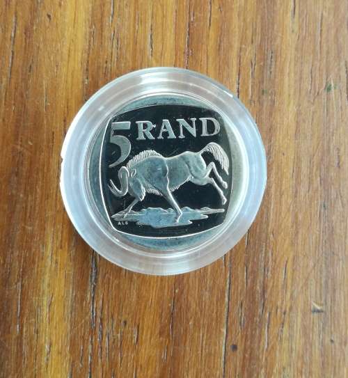 Nelson Mandela 2000 Proof like R5 in cd case.