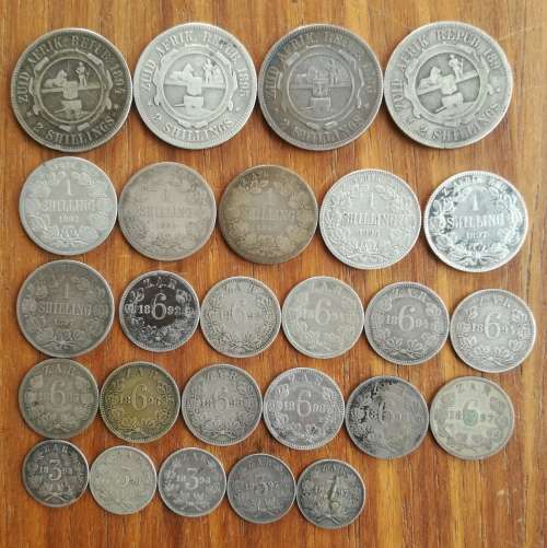 ZAR Paul Kruger collection of 26 Silver coins. Please read.