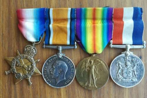 WW1 Group Medals Awarded to PTE H.W. HONOUR.4TH S.A.I. ( One WW11 Medal)