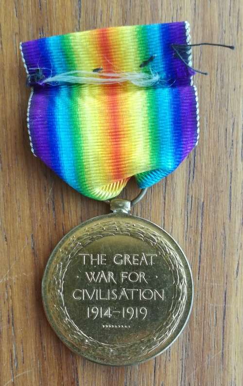 WW1 Medal Awarded to 13468 T. SJT. J. GILBERT R. FUS