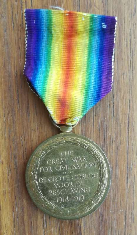 WW1 Medal Awarded to PTE A. MACLEAN 1 ST. C.C.