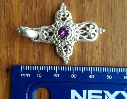 Beautiful sterling silver Cross Pendant.