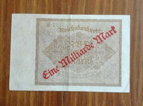 Berlin 15 December 1922 Old 1000 Reichsbanknote