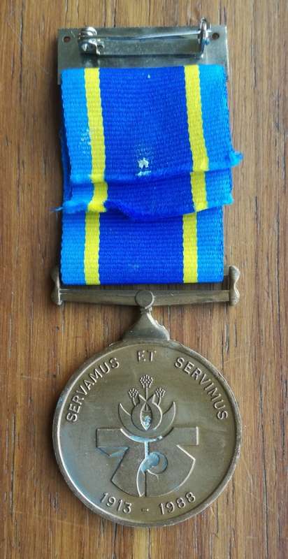 South Africa Police long service Medal awarded to 229370M AR. KST.  F.A. SWART