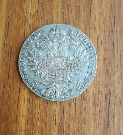 Austria Maria Theresia Silver Thaler. Restrike.