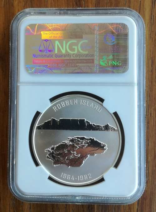 Mandela NGC MS70 Norway 2009 Silver Medal.
