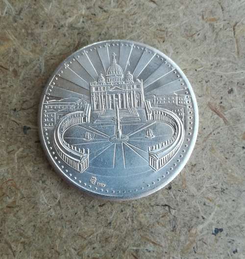 Vatican City Silver UNC Token Coin.