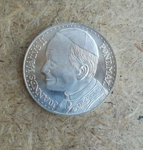Vatican City Silver UNC Token Coin.