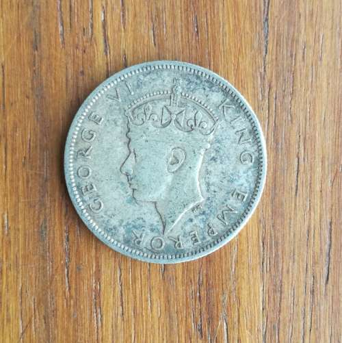 Southern Rhodesia 1942 Silver Two Shillings.