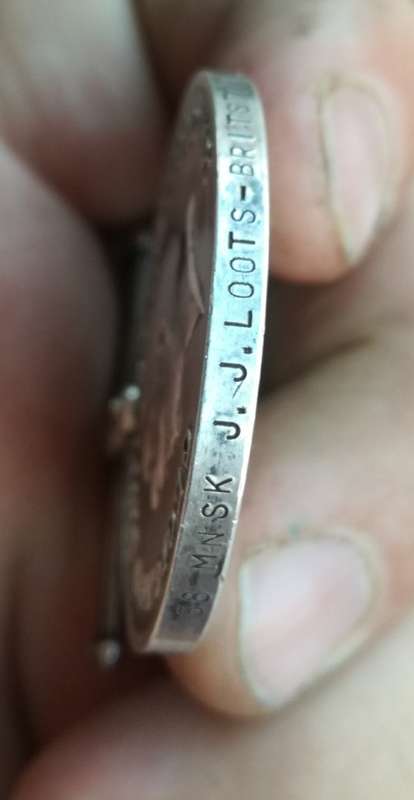 WW1 Silver Medal awarded to 58 MNSK. J.J. LOOTS-BRITSTOWN KDO.