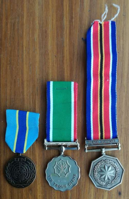 SANDF Collection of 3 Medals.