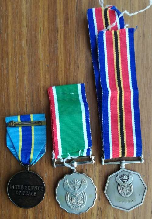 SANDF Collection of 3 Medals.