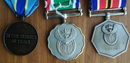 SANDF Collection of 3 Medals.