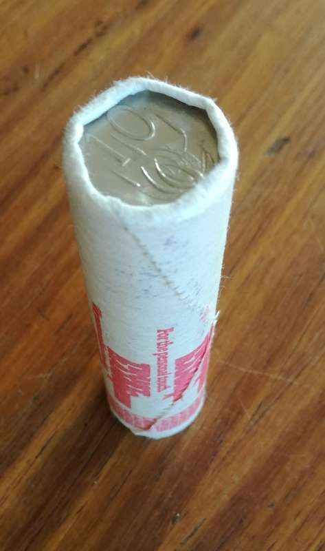Trust Bank unopened full roll 10 cents. ( Don`t know the dates)