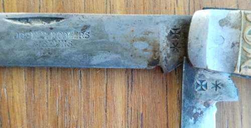 Paul Kruger Joseph Rodgers and Sons Pocket Knife.