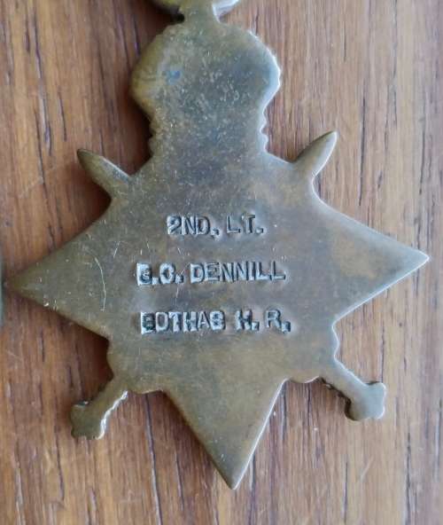 WW1 Group medals awarded to LT. G.C. DENNILL