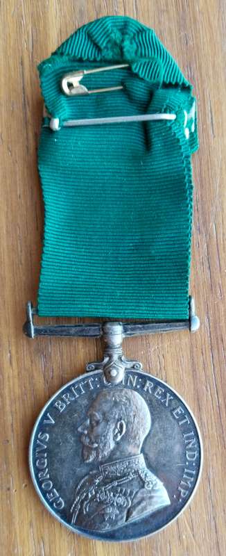 Colonial Auxiliary Forces Long Service Medal awarded to LT. G.C. DENNILL 9TH M.R. (H.R.)