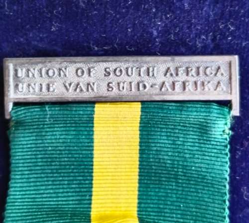 Efficiency Decoration S.A. Long Service Medal awarded to CAPT. G.C DENNILL G.S.C.