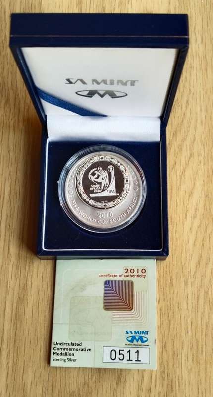 South Africa 2010 Silver Proof Fifa World Cup R2