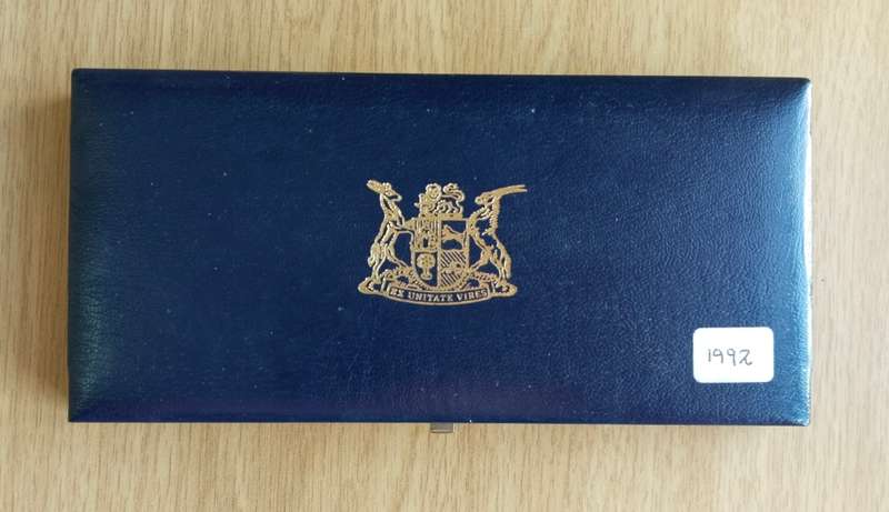 South Africa 1992 Proof set.