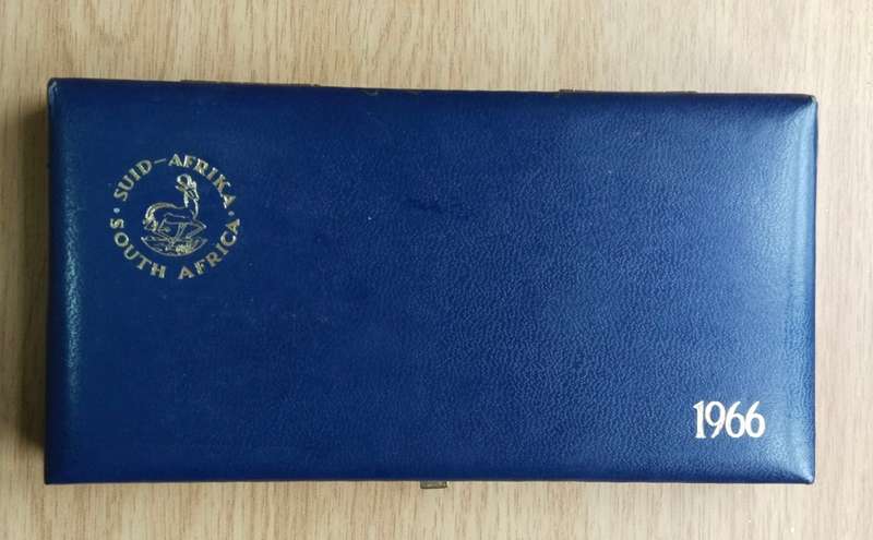 South Africa 1966 Silver one Rand Proof set.