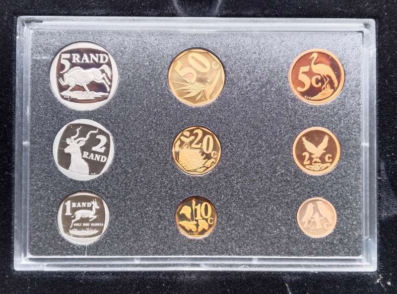 South Africa 1997 Proof Coin Set.