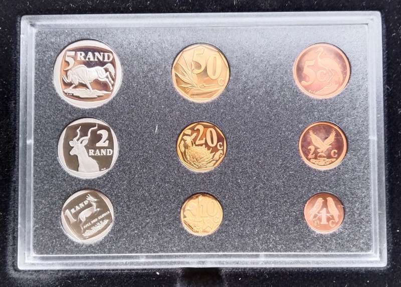 South Africa 1998 Proof Coin Set.