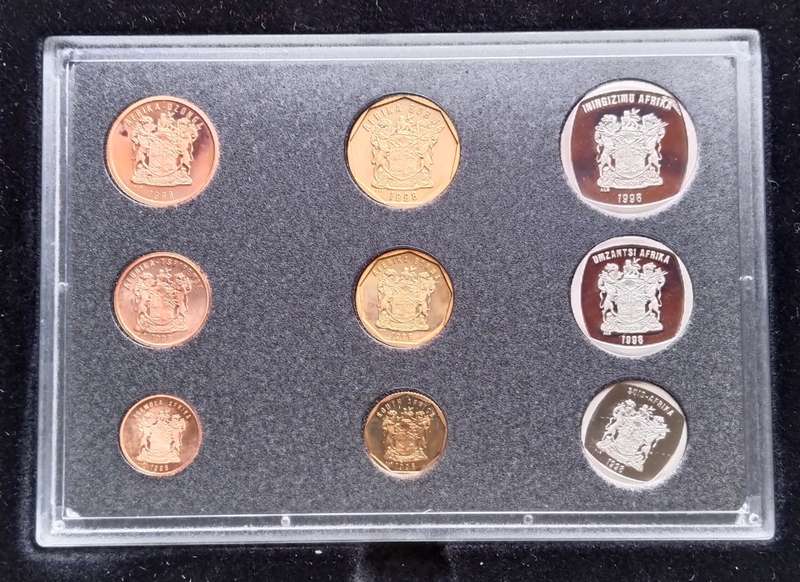 South Africa 1998 Proof Coin Set.