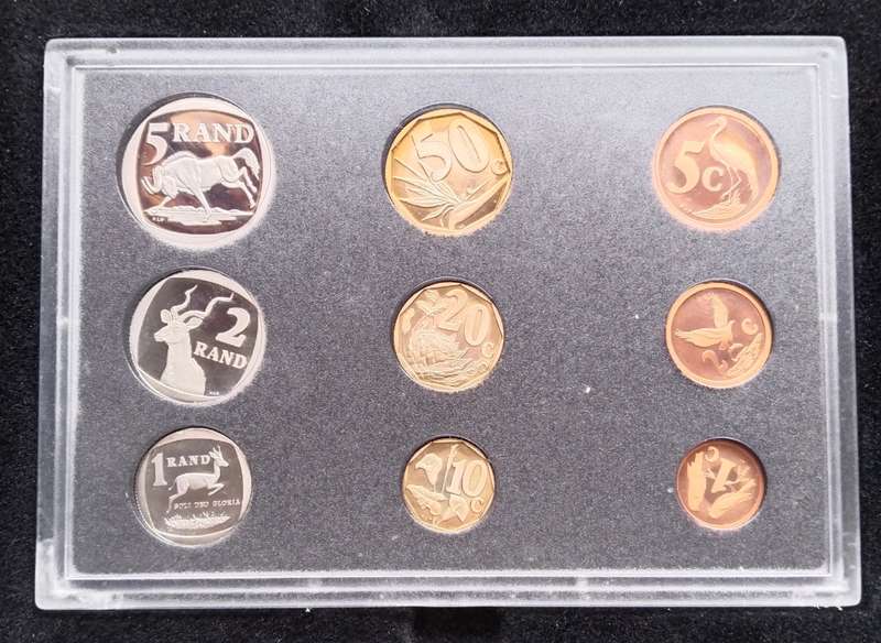 South Africa 1999 PROOF Coin Set.