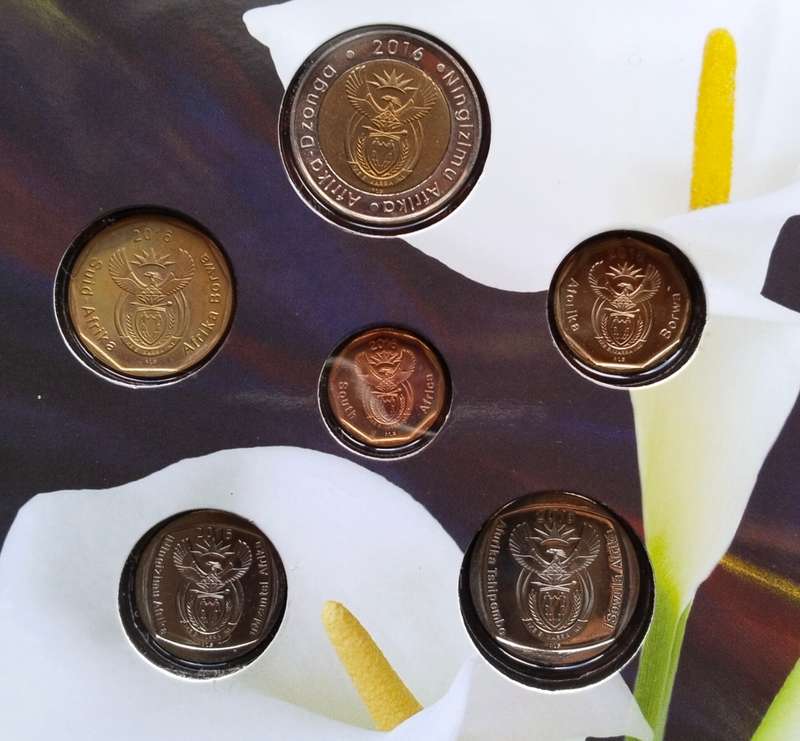 South Africa 2016 UNC Coin Set.