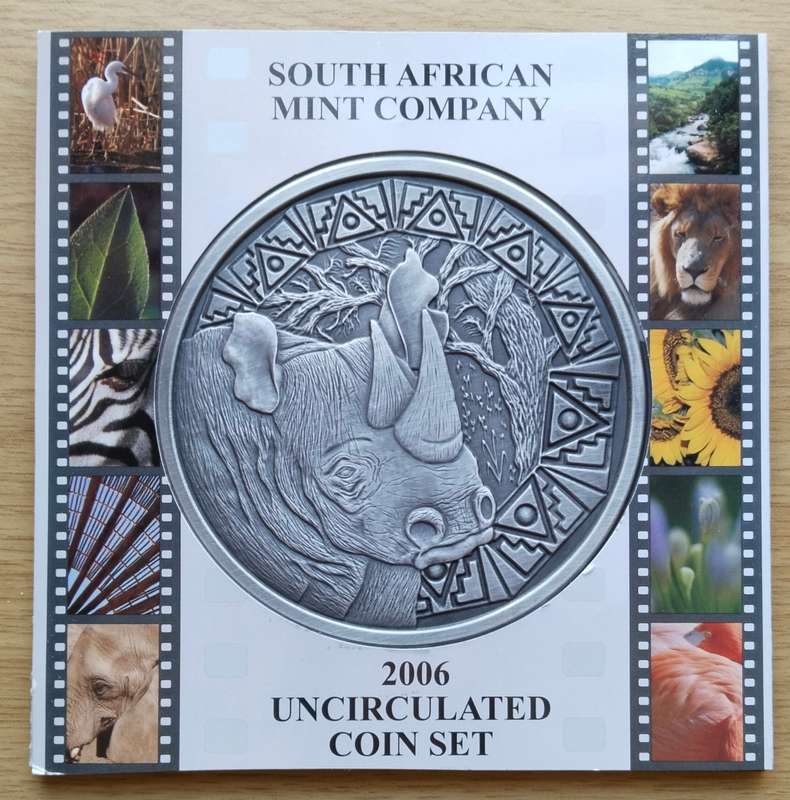 South Africa 2006 UNC Coin Set.