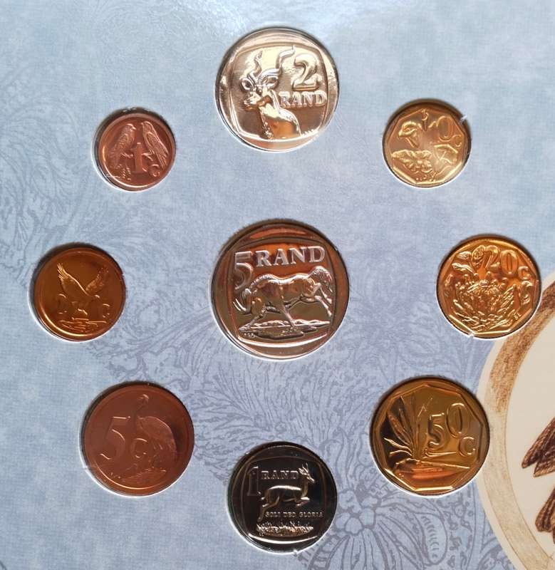 South Africa 1994 UNC Coin Set