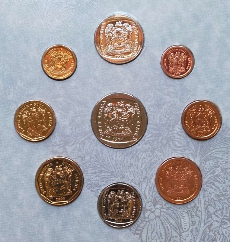 South Africa 1994 UNC Coin Set