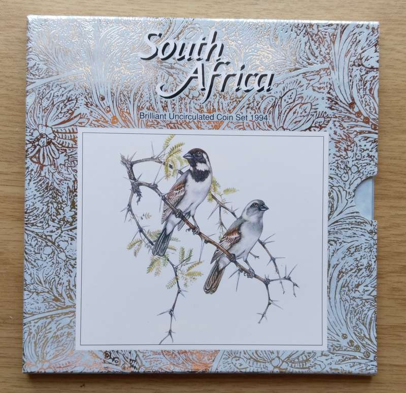 South Africa 1994 UNC Coin Set