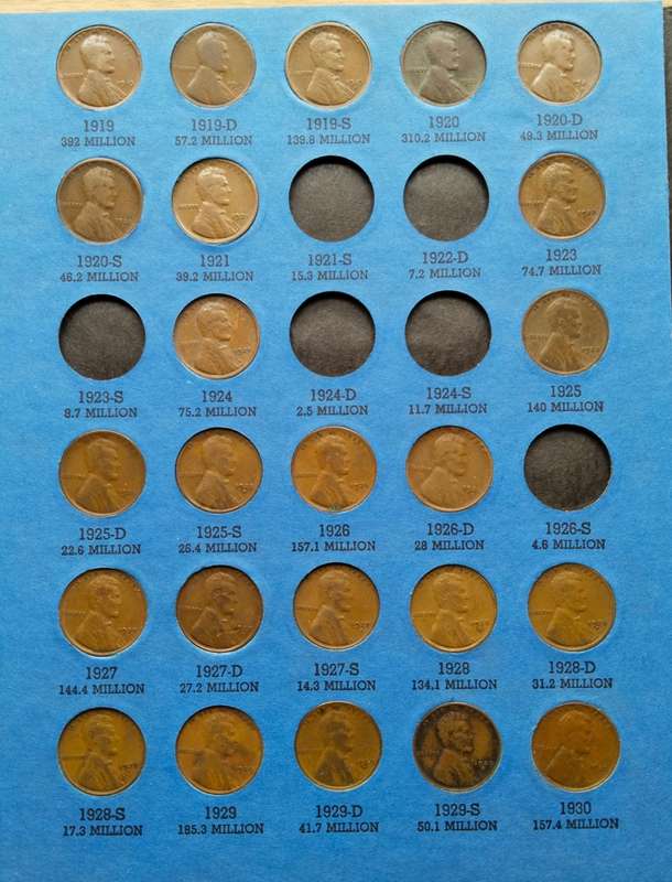Very Big America (all different) cent collection in books. Nice items!