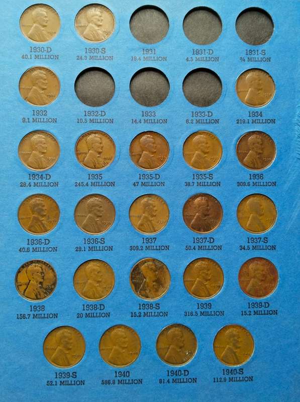 Very Big America (all different) cent collection in books. Nice items!