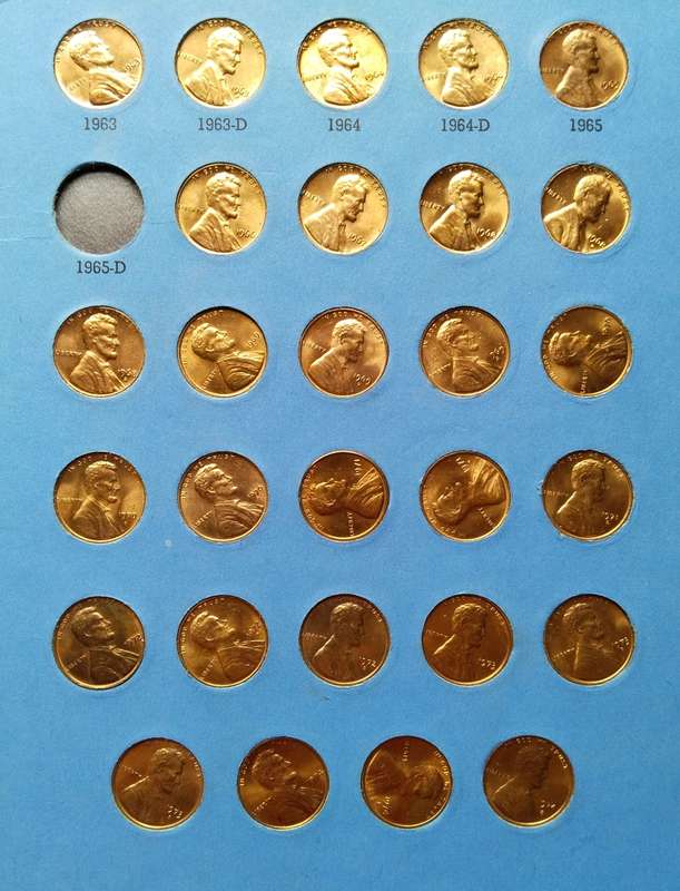 Very Big America (all different) cent collection in books. Nice items!