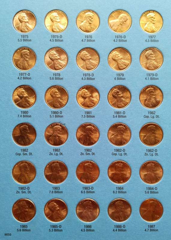Very Big America (all different) cent collection in books. Nice items!