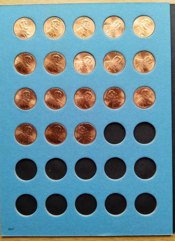 Very Big America (all different) cent collection in books. Nice items!