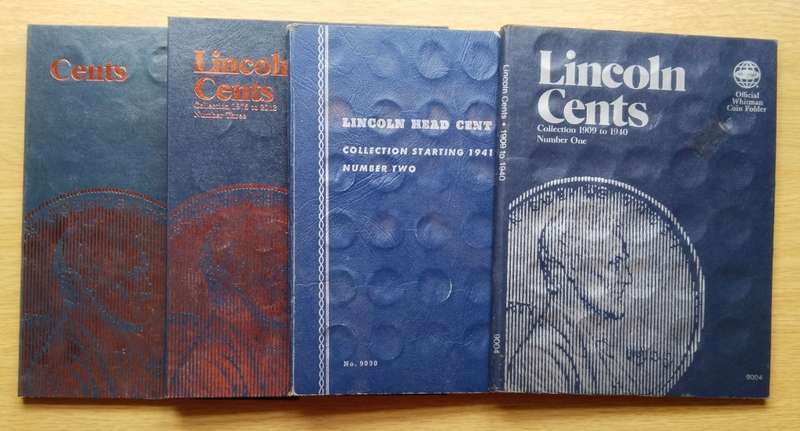 Very Big America (all different) cent collection in books. Nice items!